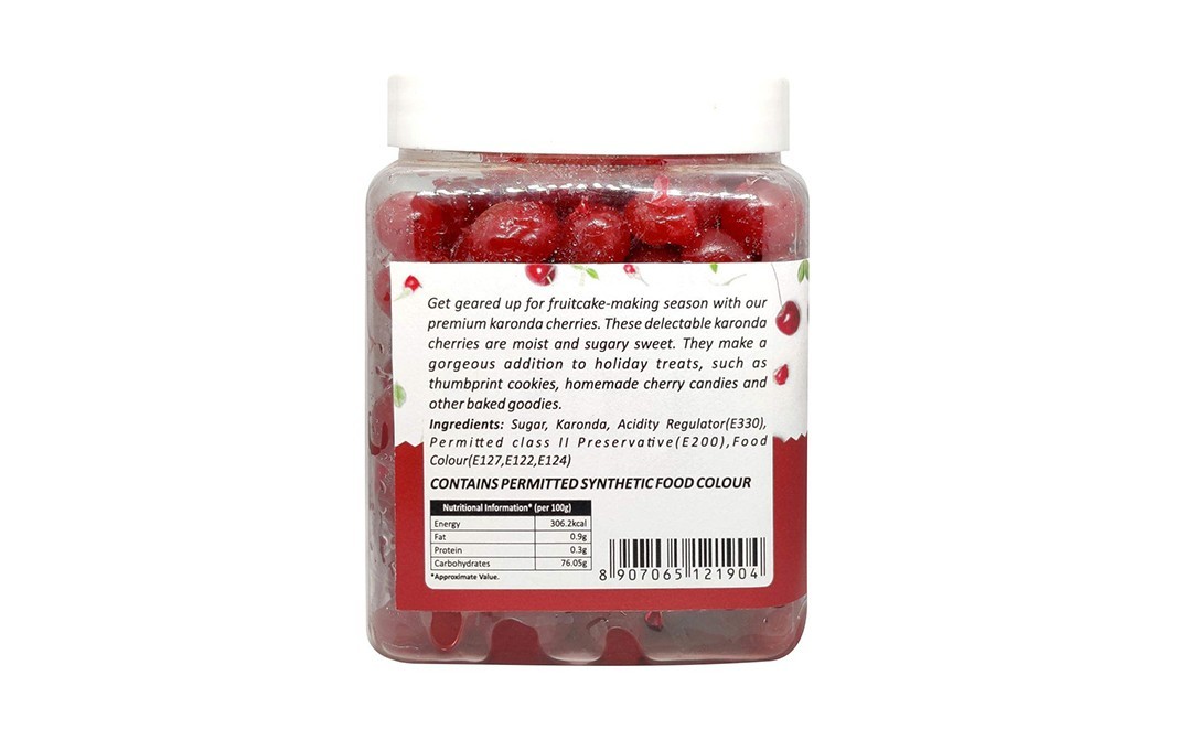 Puramio Karonda Cherry Red    Plastic Jar  900 grams
